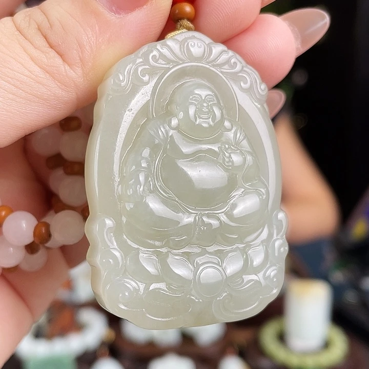 和田玉未镶嵌颈饰定制发货