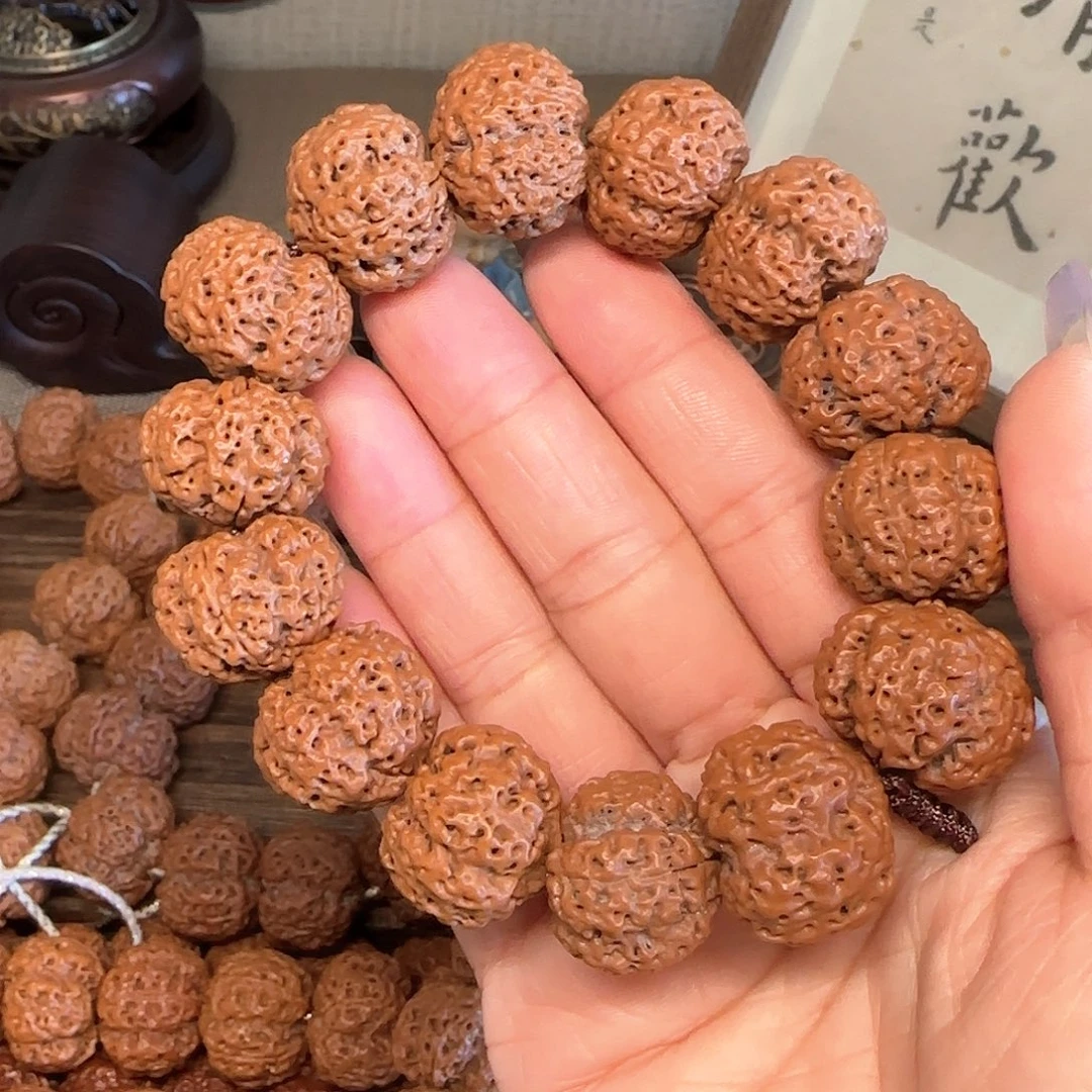 金刚菩提手串五星真孔蜂王