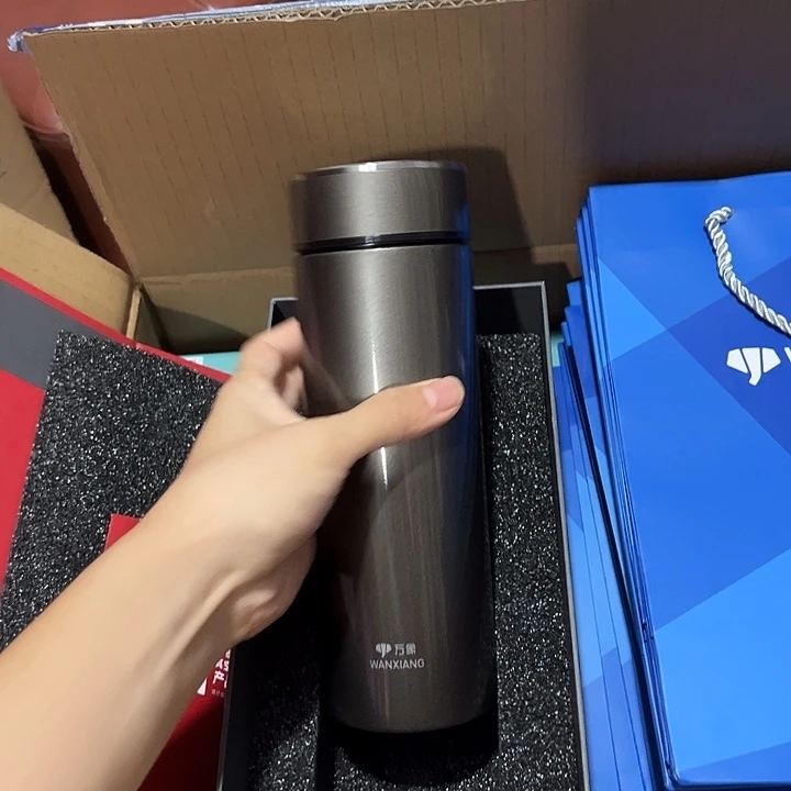万象时空知了H132灰色保温杯➕杯套
