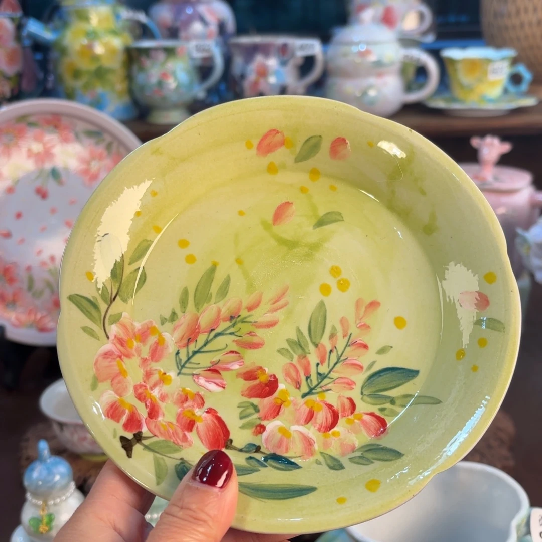 景德镇手绘高温釉下彩陶瓷茶具