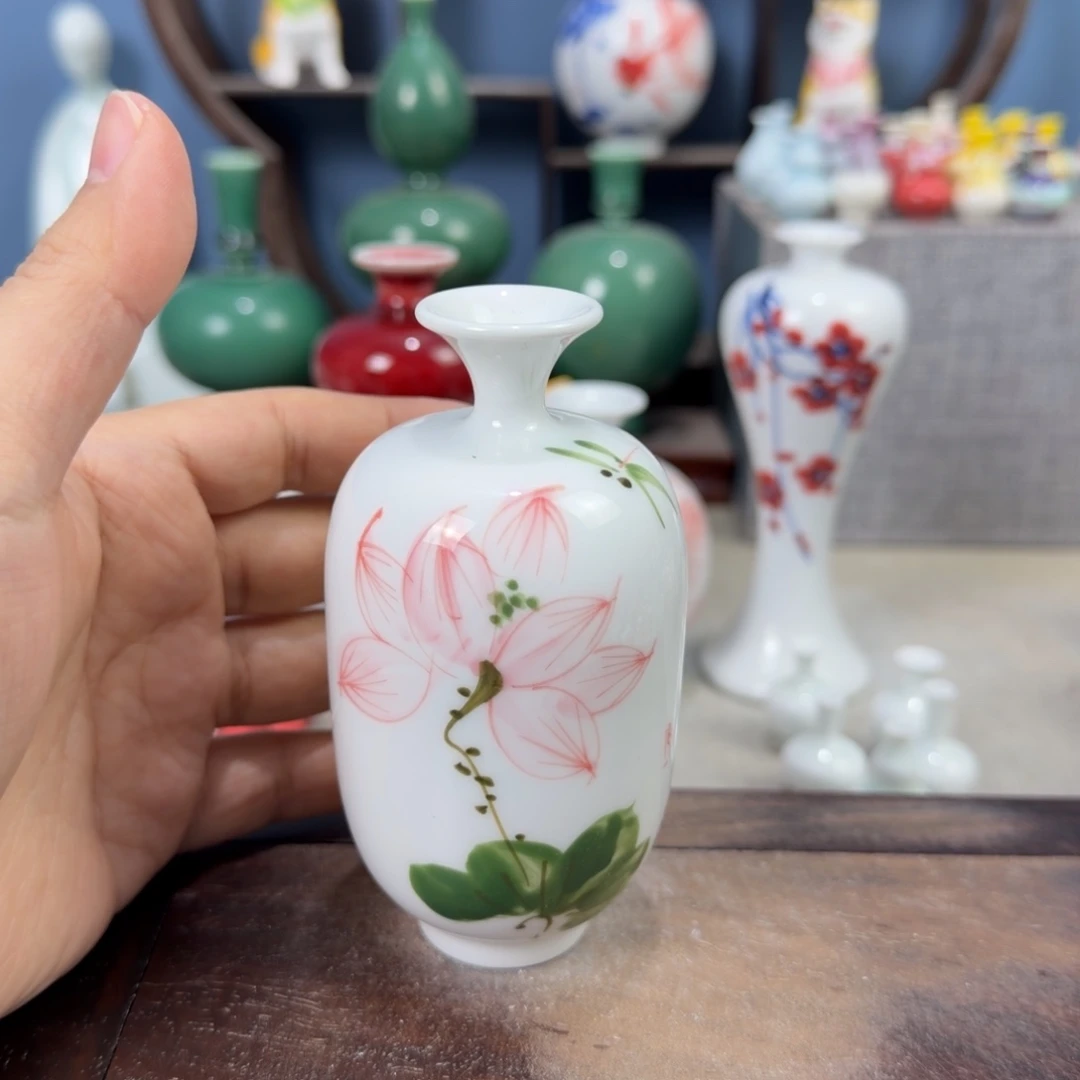 陶瓷手工小花器摆件