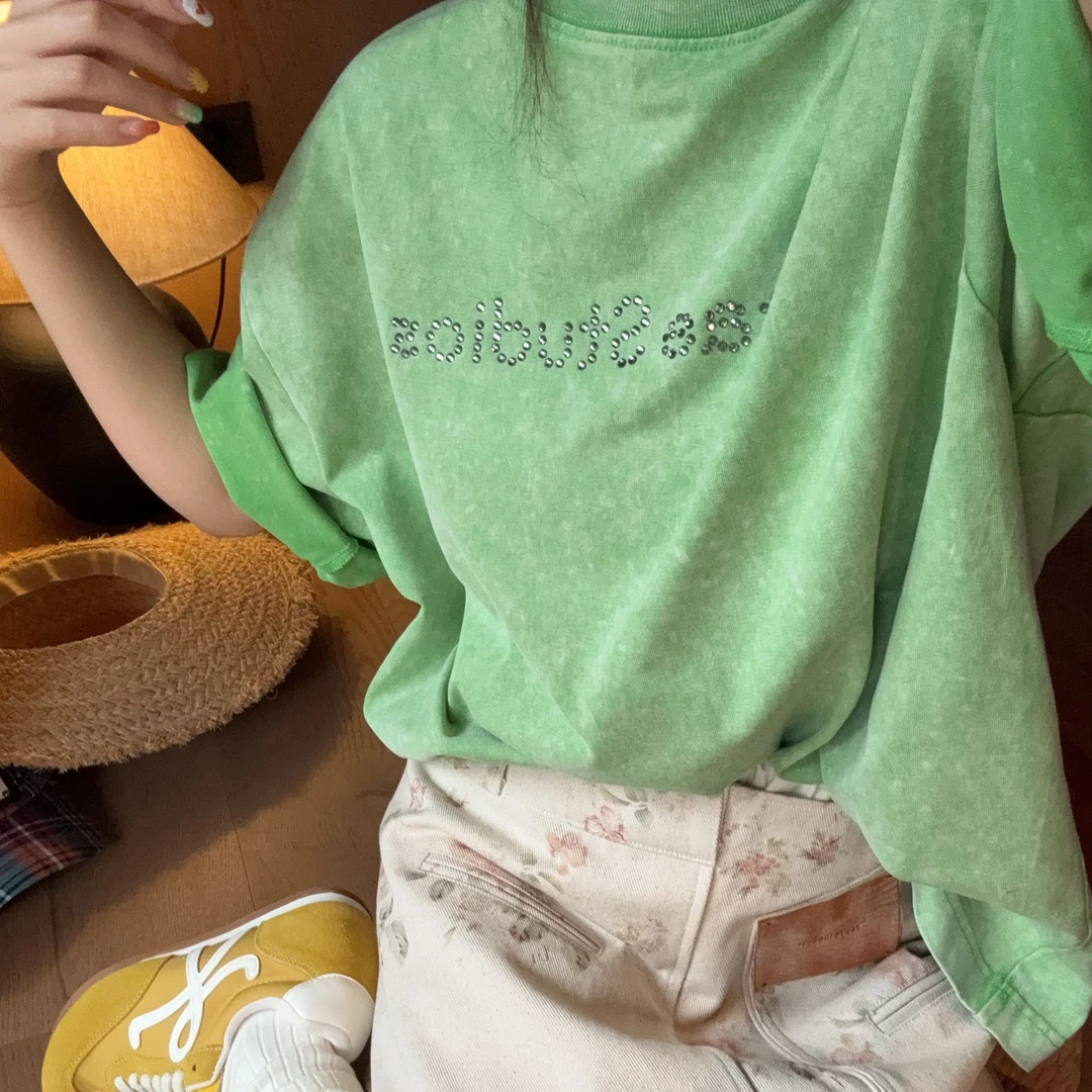 舟舟【炒色雪花t】T恤潮牌时尚休闲百搭设计感