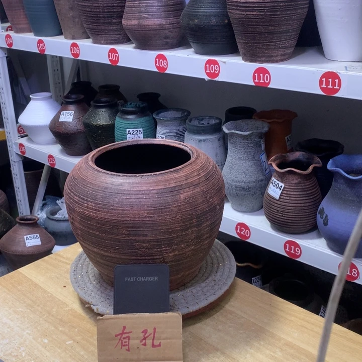 【闪购商品】红陶微瑕土陶高18口15
