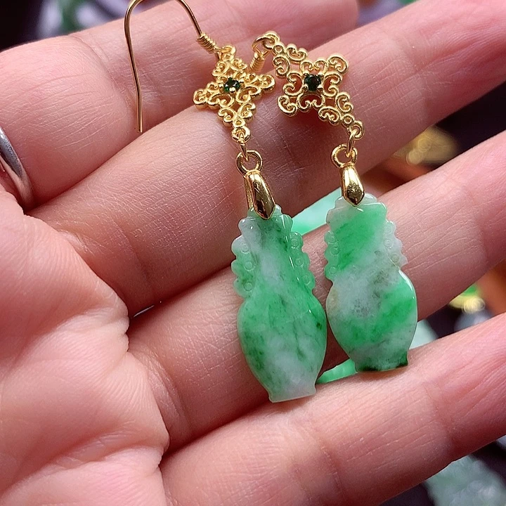 颈饰银S925镶嵌翡翠翡翠