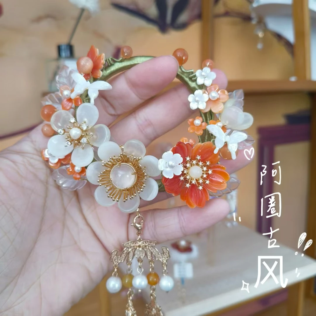 阿圈国风国风簪子小清新手工气质百搭少女古风超仙发簪复古仙气