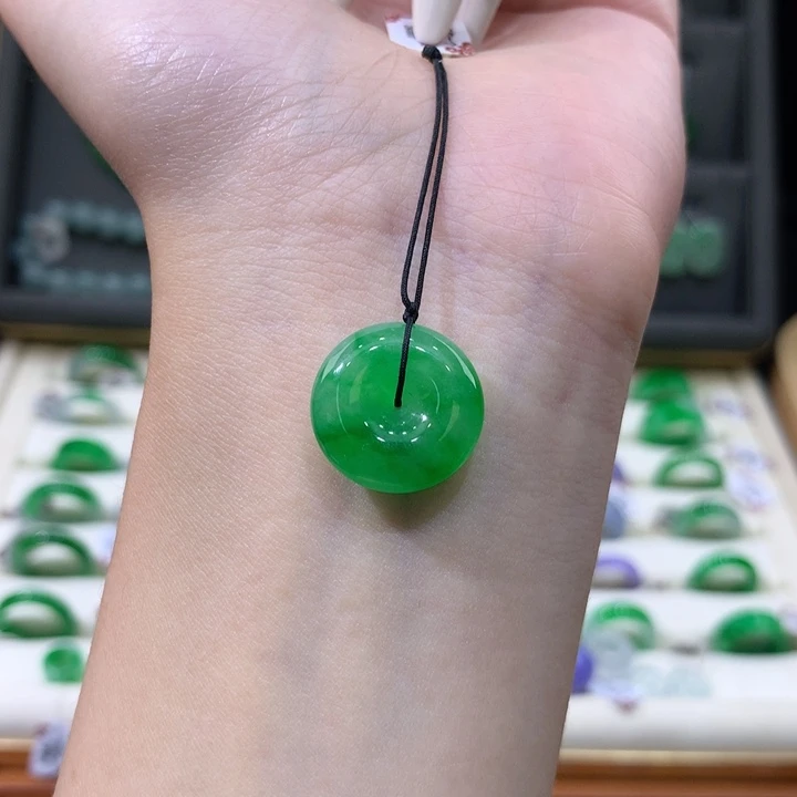 未镶嵌戒指翡翠平安扣