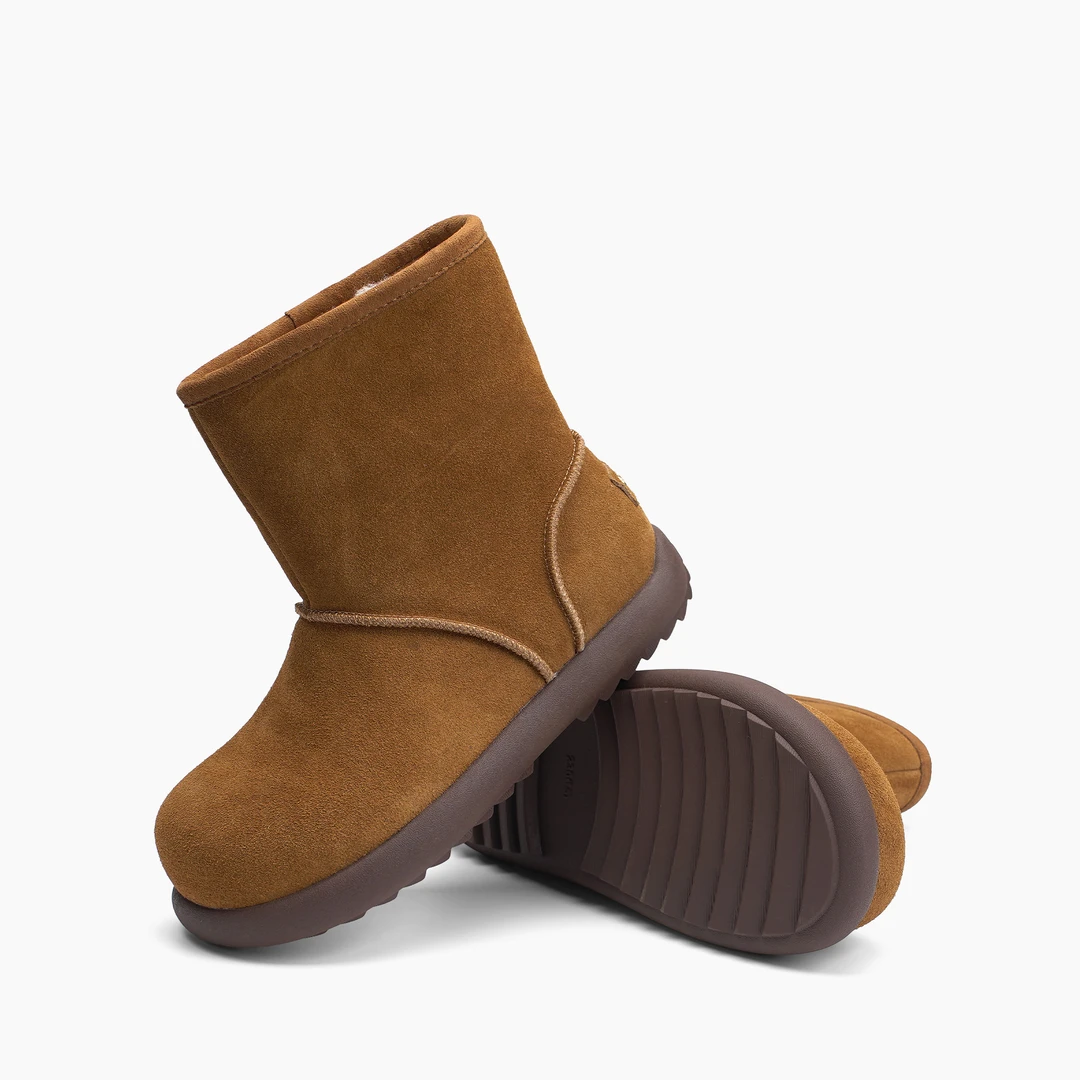 杜米亚秋冬季新款厚底保暖圆头舒适个性雪地靴D7-926602A