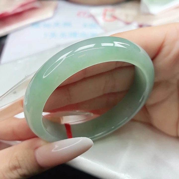 未镶嵌手镯翡翠52-53圈口