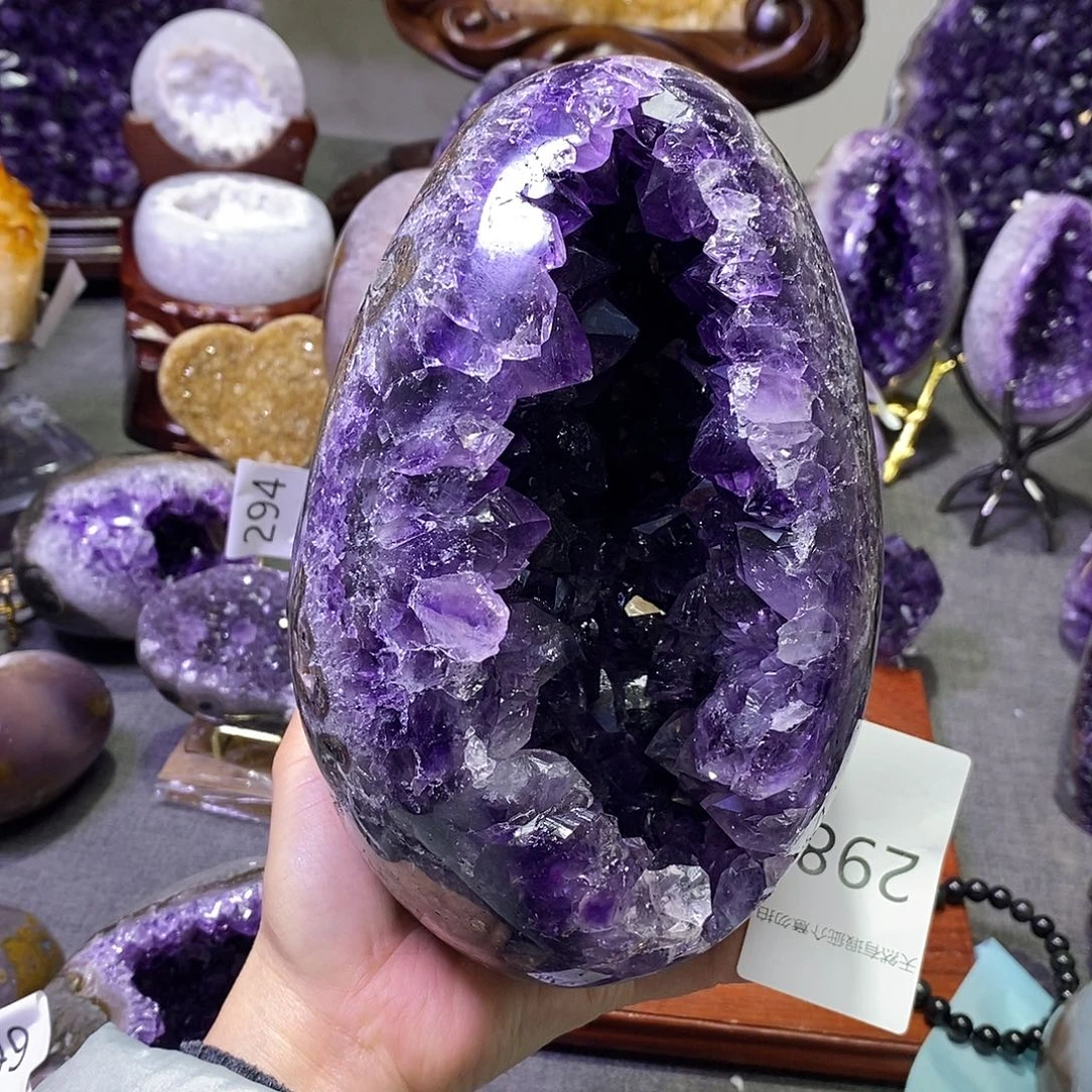 珠宝半成品未镶嵌紫晶