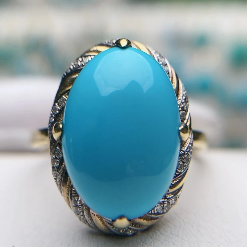 【闪购商品】绿松石配饰18K金镶嵌