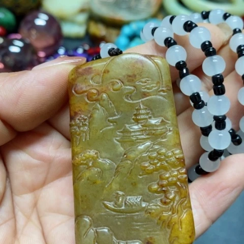 紫金钵盂菩提吊坠