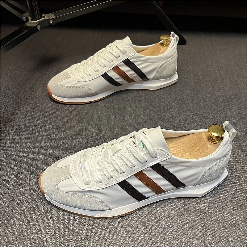 男鞋2025春夏款透气运动休闲鞋韩版潮流百搭帆布鞋时尚板鞋男潮鞋