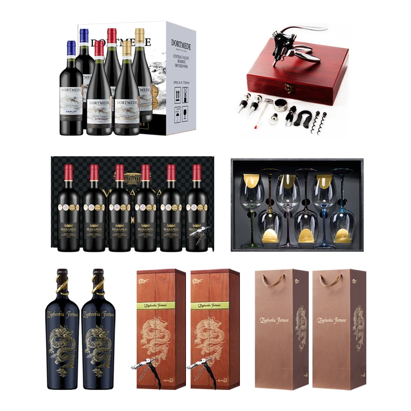 域桐升龍多特梅德超级波尔多兔头九件套六色酒杯组合装