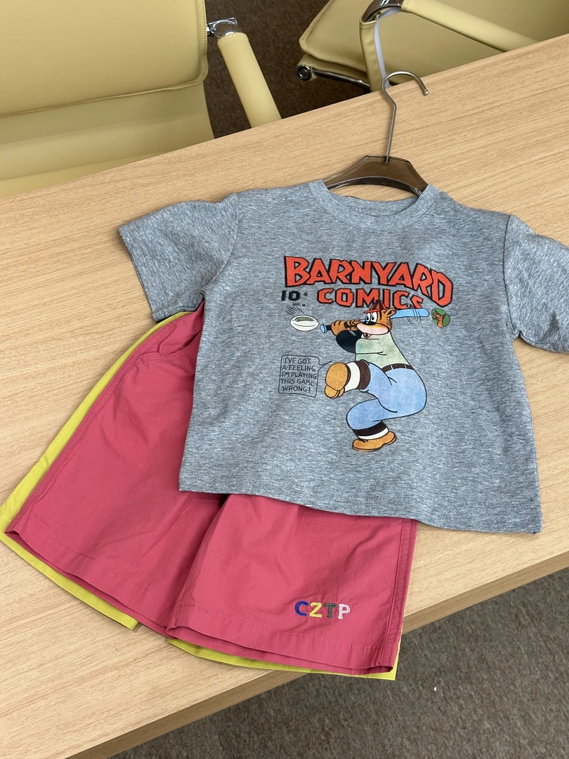 现货【卡通印花T】男童夏季沁凉索罗娜卡通印花洋气T恤透气CZ5X89