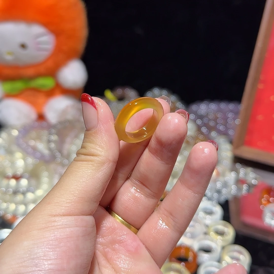 玛瑙/玉髓合金戒指