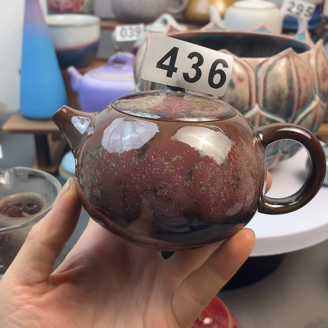 宁家钧窑精美钧瓷茶具
