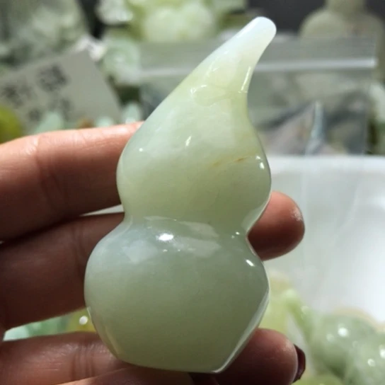 岫玉未镶嵌手把手把