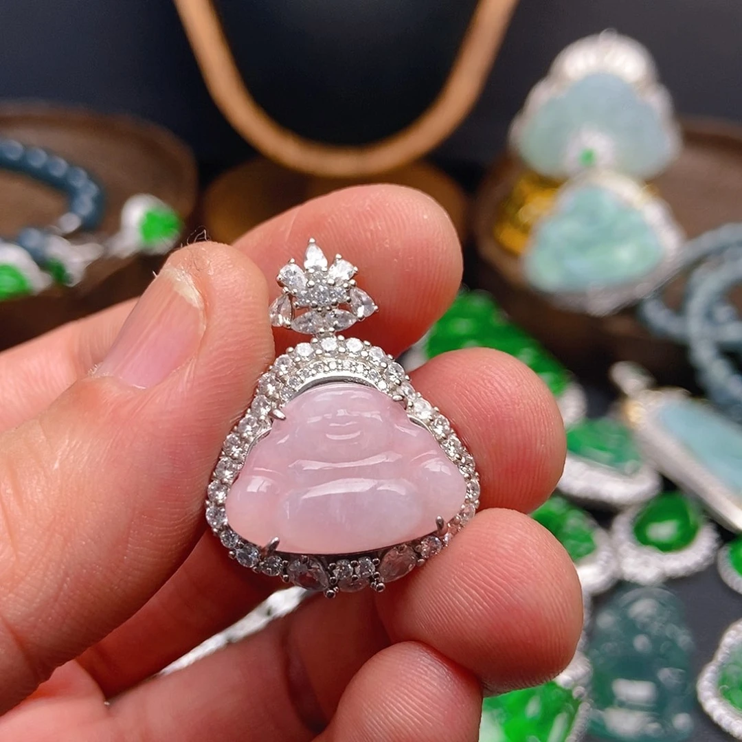 翡翠吊坠(不含链)未镶嵌783吊坠有贴纸