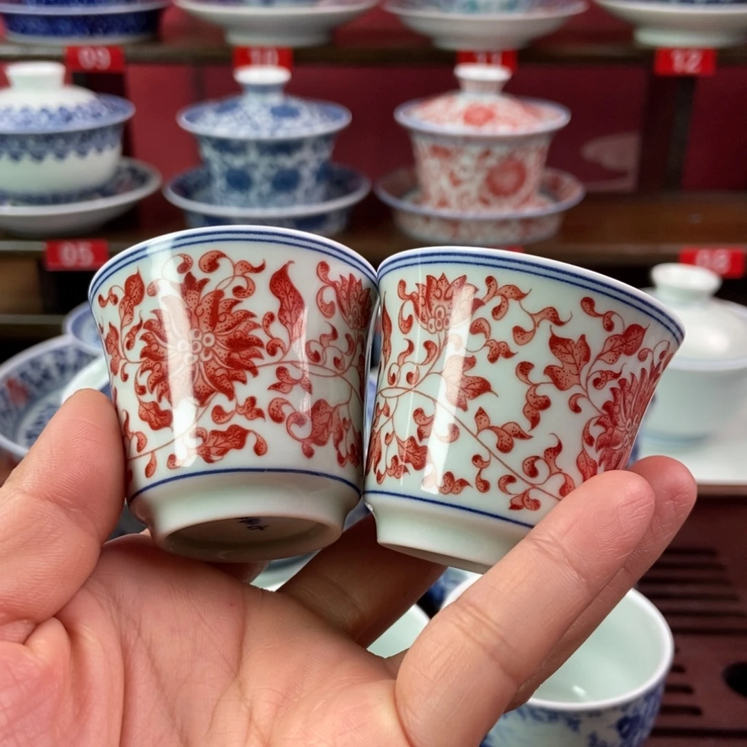 元***素景德镇两个客杯的