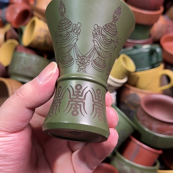 紫砂茶杯全手工紫砂主人杯
