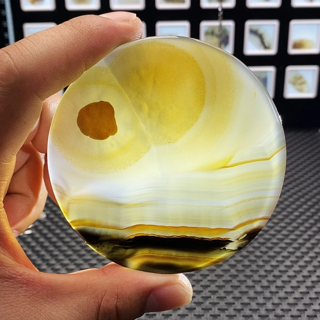 玛瑙/玉髓未镶嵌吊坠(不含链)87