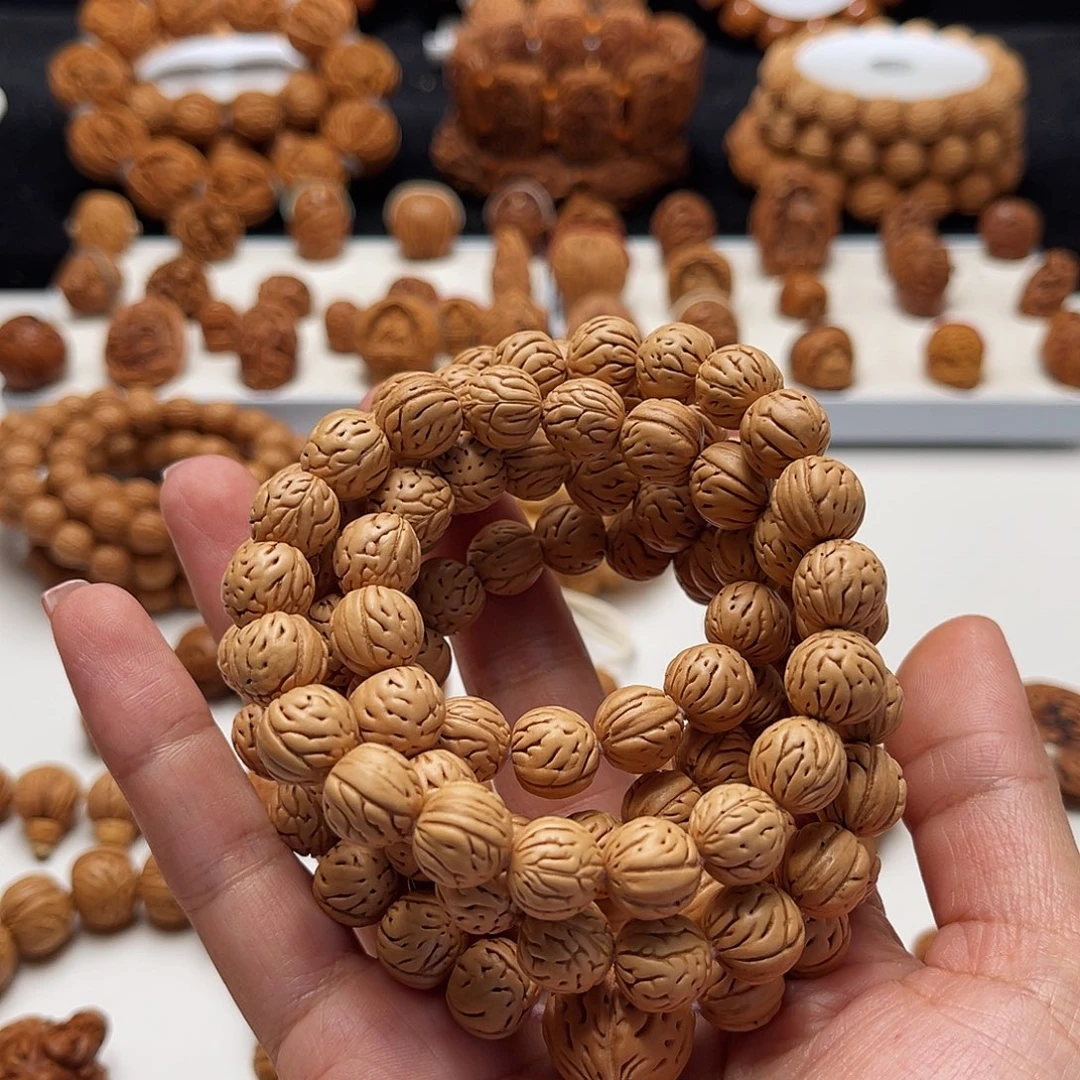 s***g手串/手链核桃桃核手工制作工艺