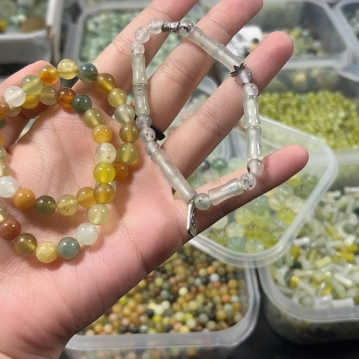 蛇纹石玉合金珠宝半成品