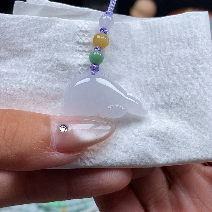 翡翠挂件未镶嵌吊坠