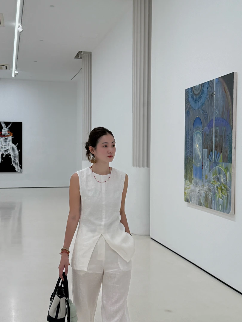 （老钱风套装）小众高级不撞款100%亚麻自带清凉感轻奢显气质套装