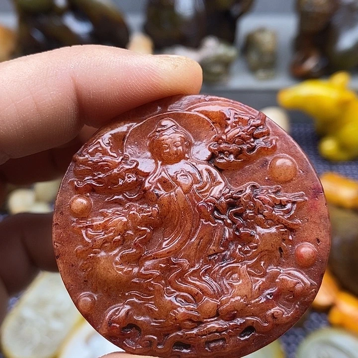 未镶嵌蛇纹石玉颈饰