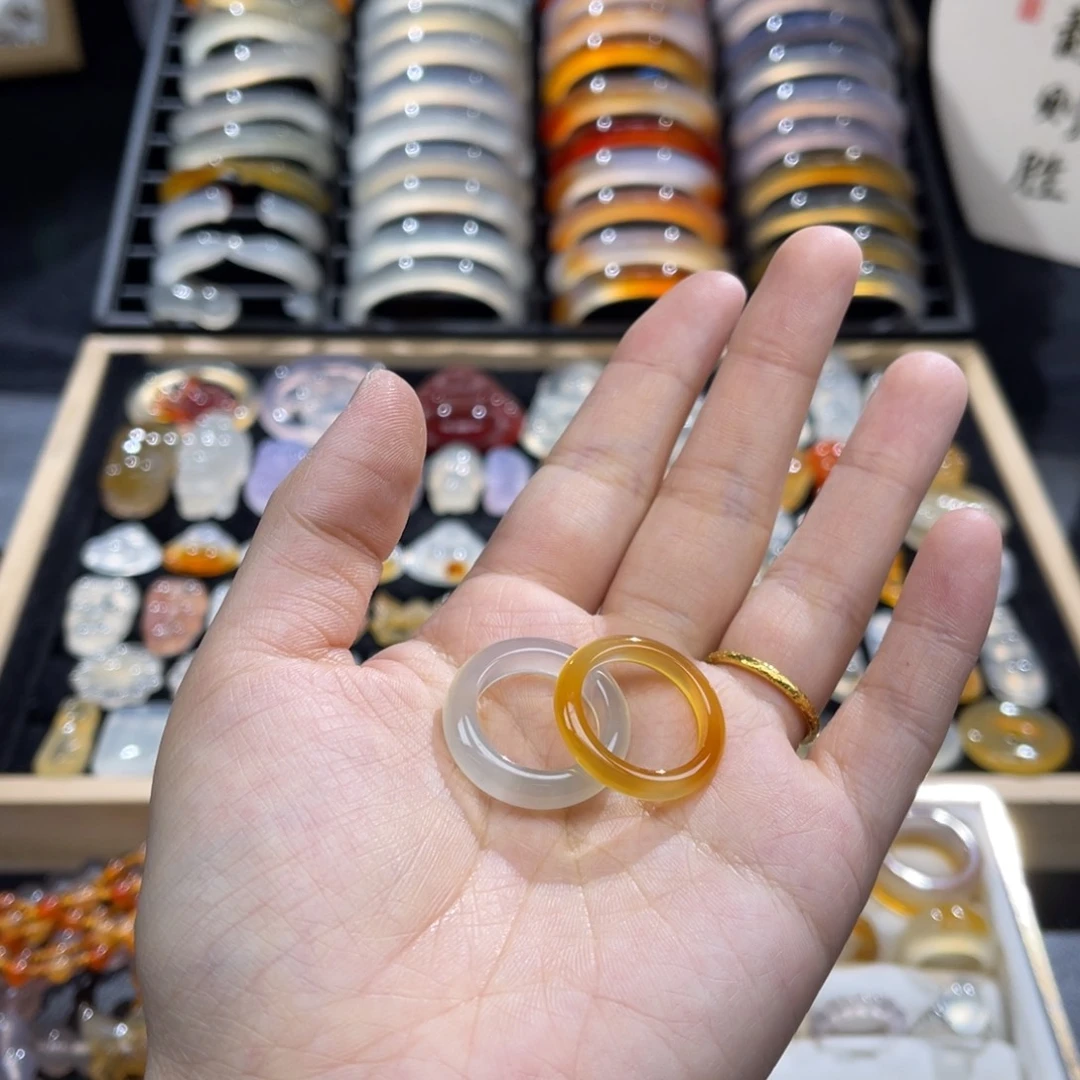 S****玛瑙/玉髓未镶嵌戒指