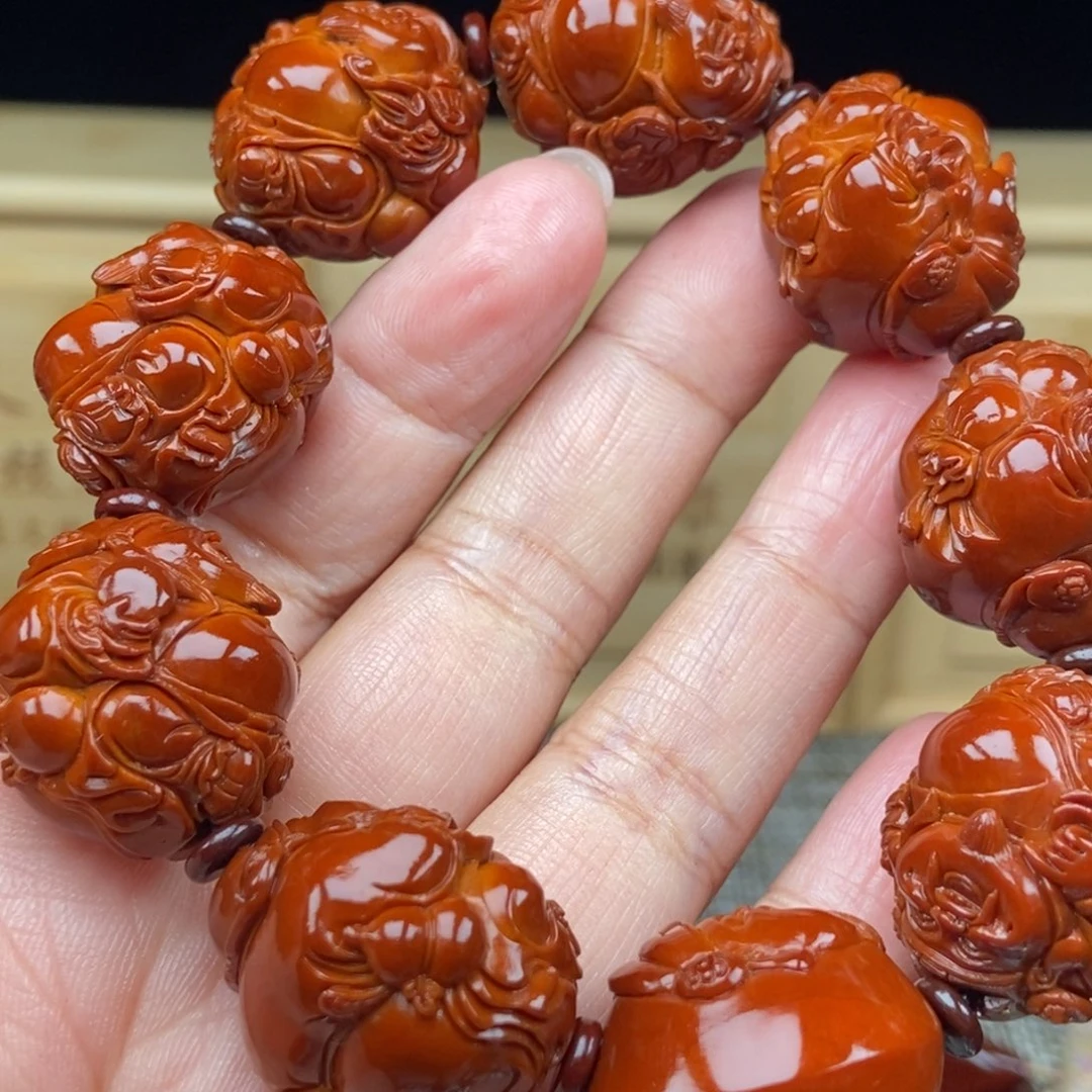 别***人吊坠橄榄核财神25