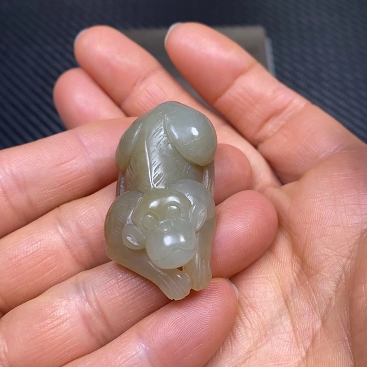 和田玉挂件未镶嵌苏*