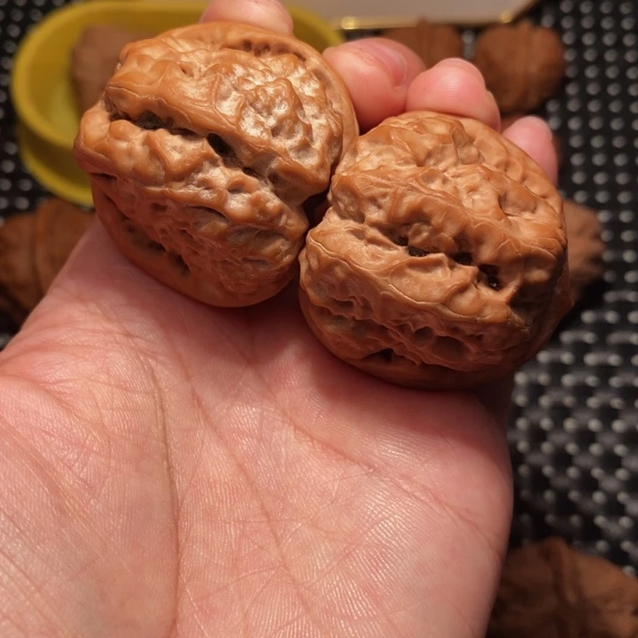 吃***瓜把件文玩核桃四深开八腿蛙王
