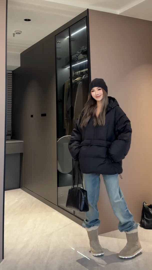 AMAZING IN | 90白鹅绒 | 可拆卸袖套头外套A250820-AI58CPJ95155