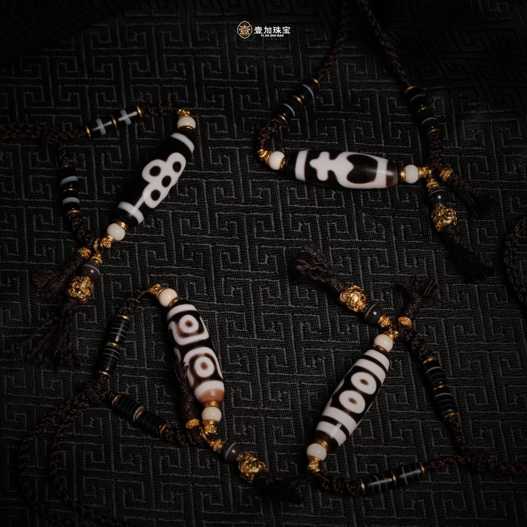 壹加小羊/行运黑白系列锁骨链多样性发一个