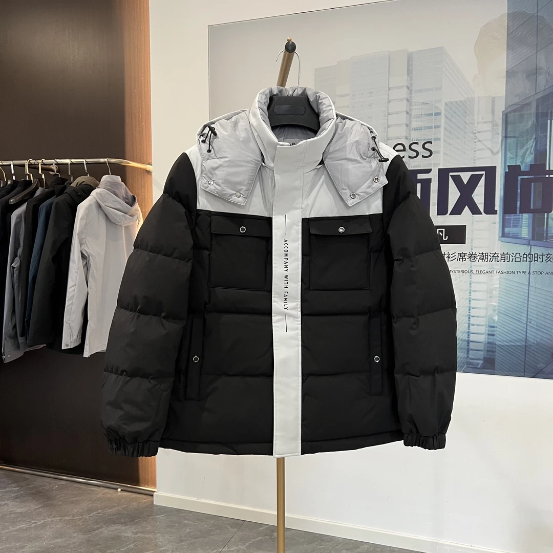劲廓型版短版茄克羽绒服（4167）