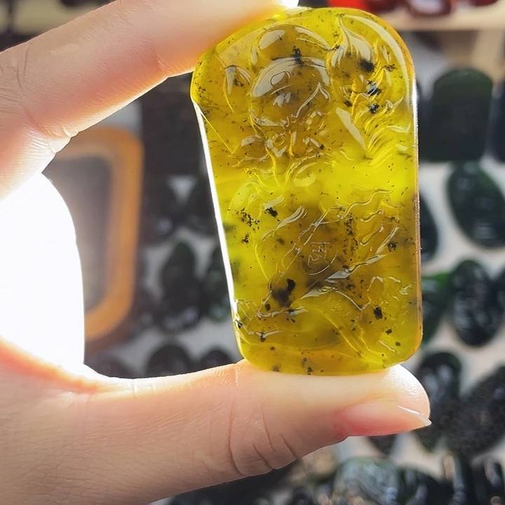 蛇纹石玉未镶嵌手串泰山玉钟馗