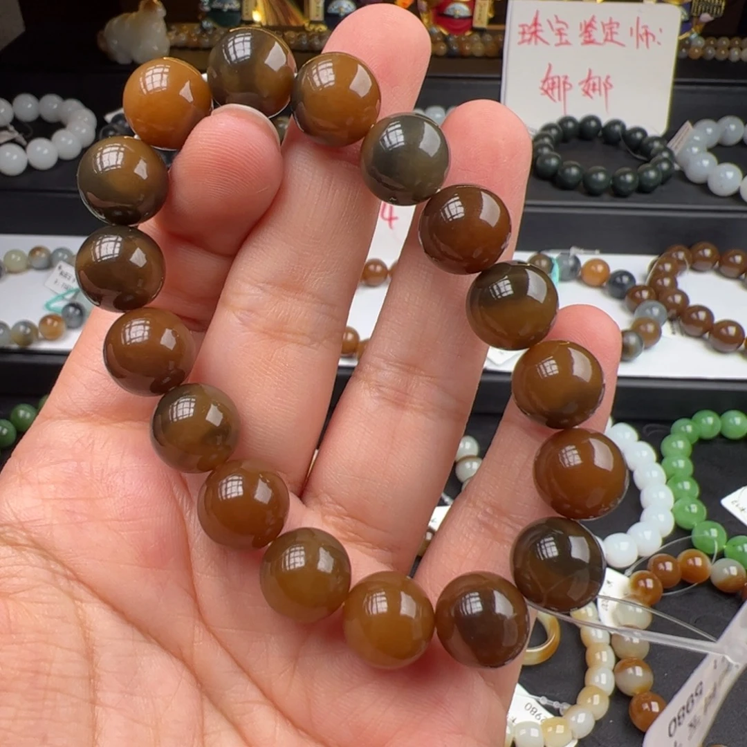 手链未镶嵌和田玉糖青花精品卡12