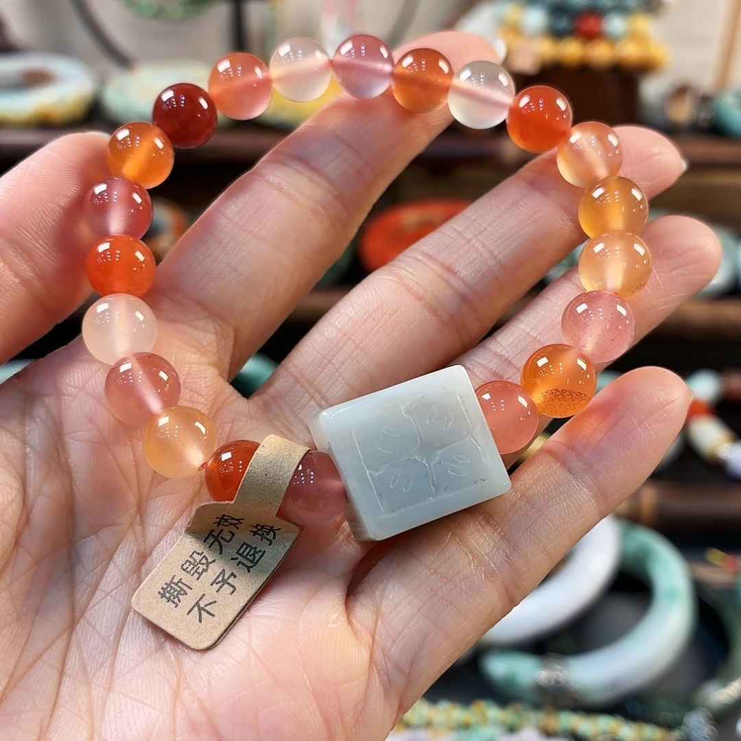 翡翠未镶嵌手链手串