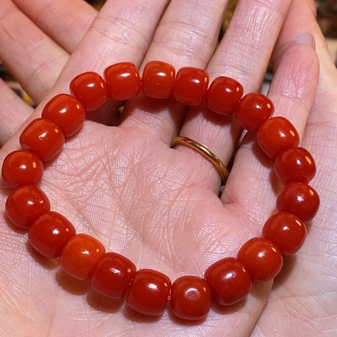 南红玛瑙未镶嵌手串