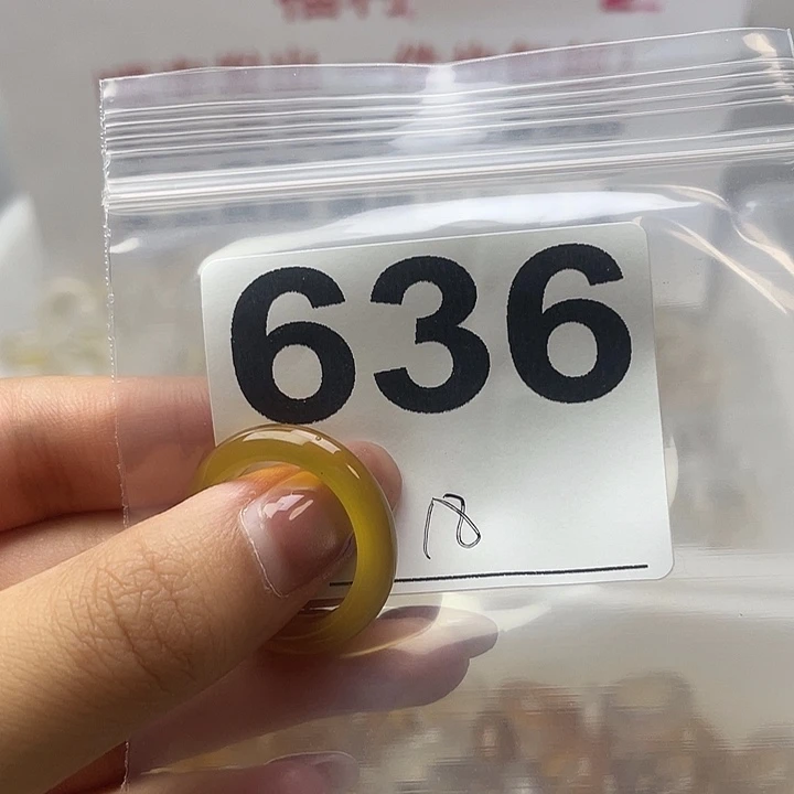 玛瑙/玉髓戒指合金636