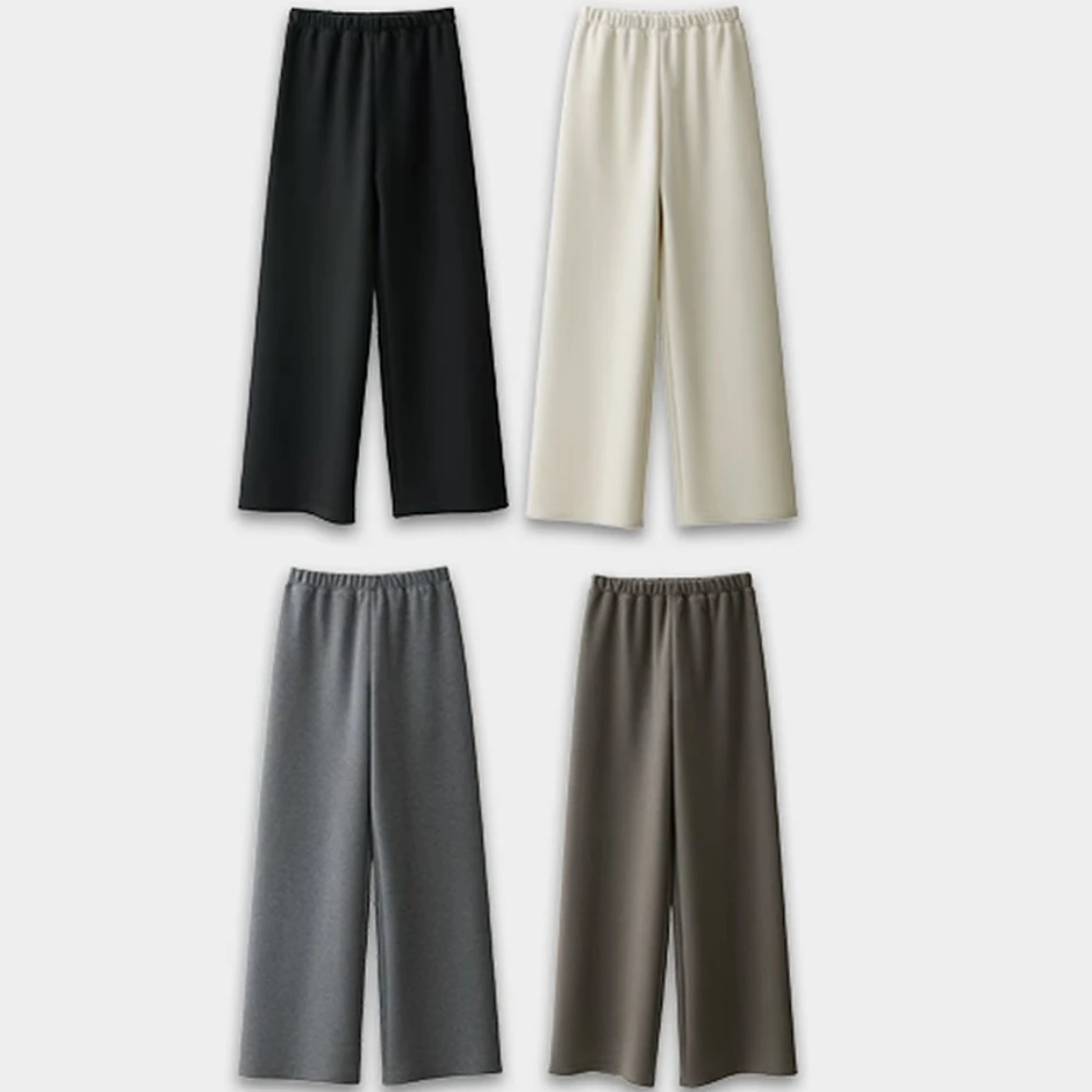 升级版面料含山羊绒羊驼毛呢裤