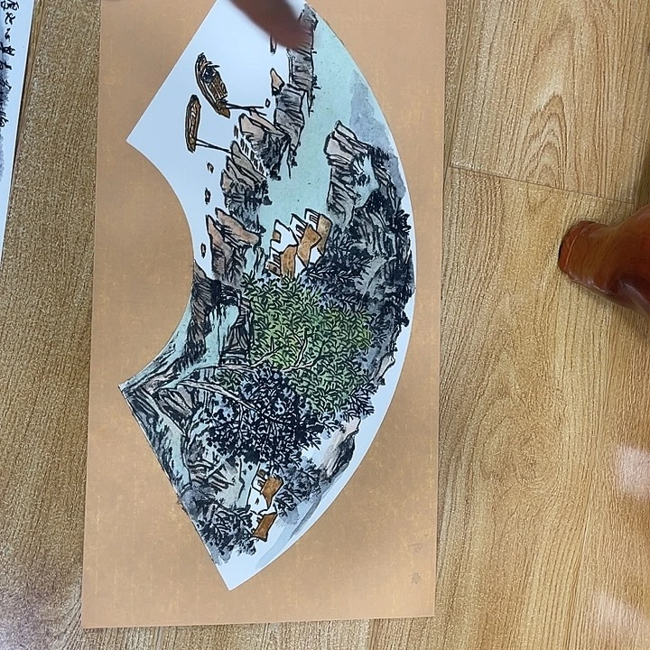 姜奇老师山水作品