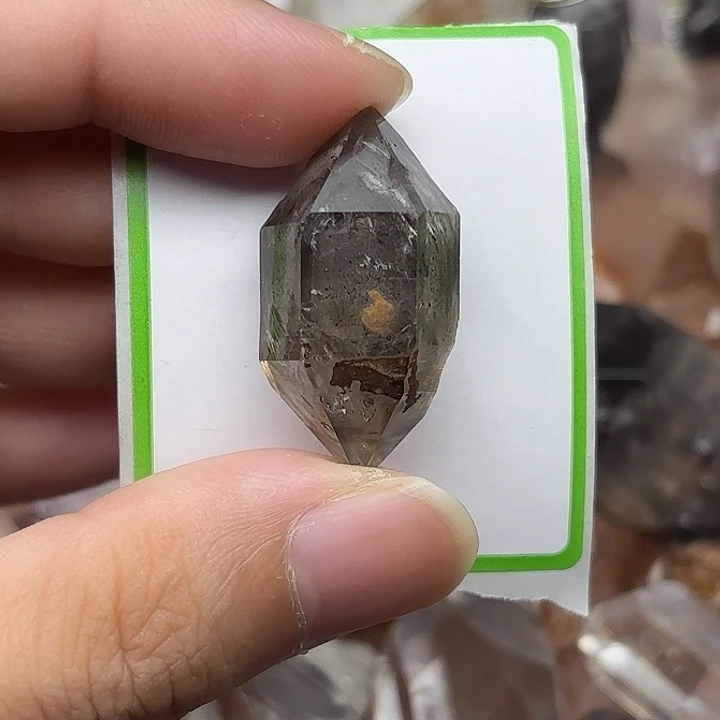 未镶嵌水晶颈饰白水胆茶闪灵钻31mm+