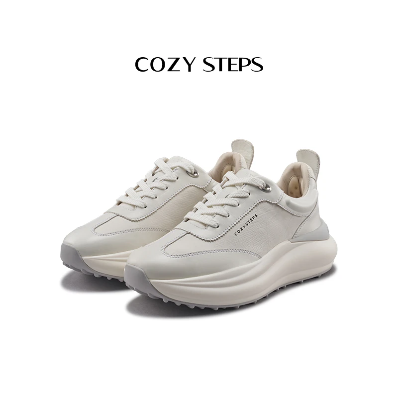 COZYSTEPS【轻奢爆款】增高厚底舒适老爹女鞋7160/真皮男鞋鞋子7162