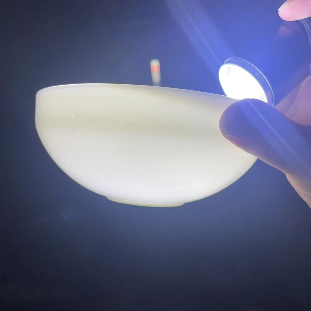 A894⑦】5.5英寸护边蛋碗2/4/6只纯白唐山骨瓷家用餐具