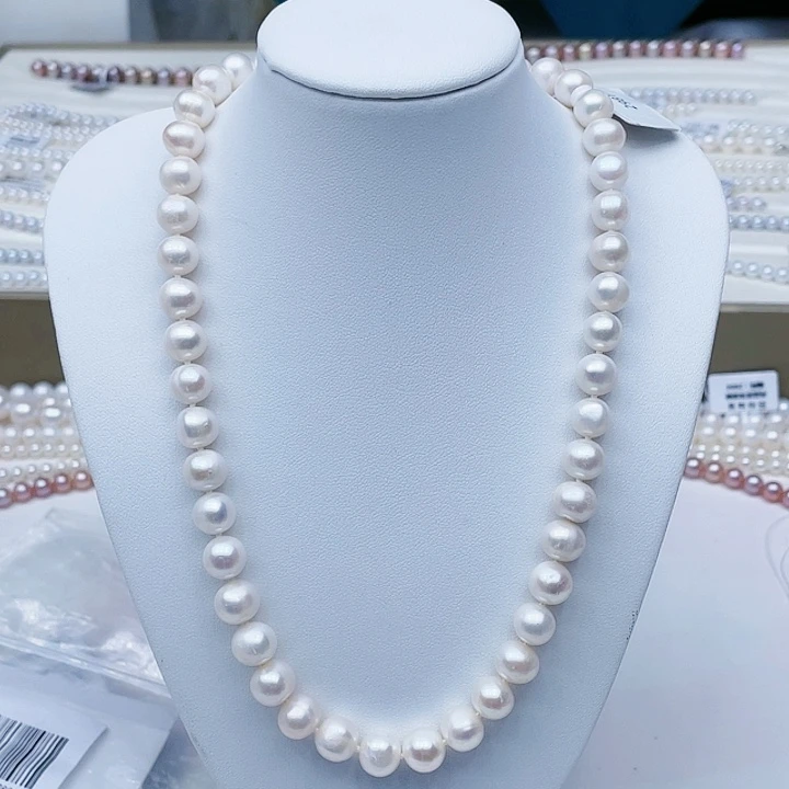 淡水珍珠颈饰未镶嵌卡9➕极光白炫彩