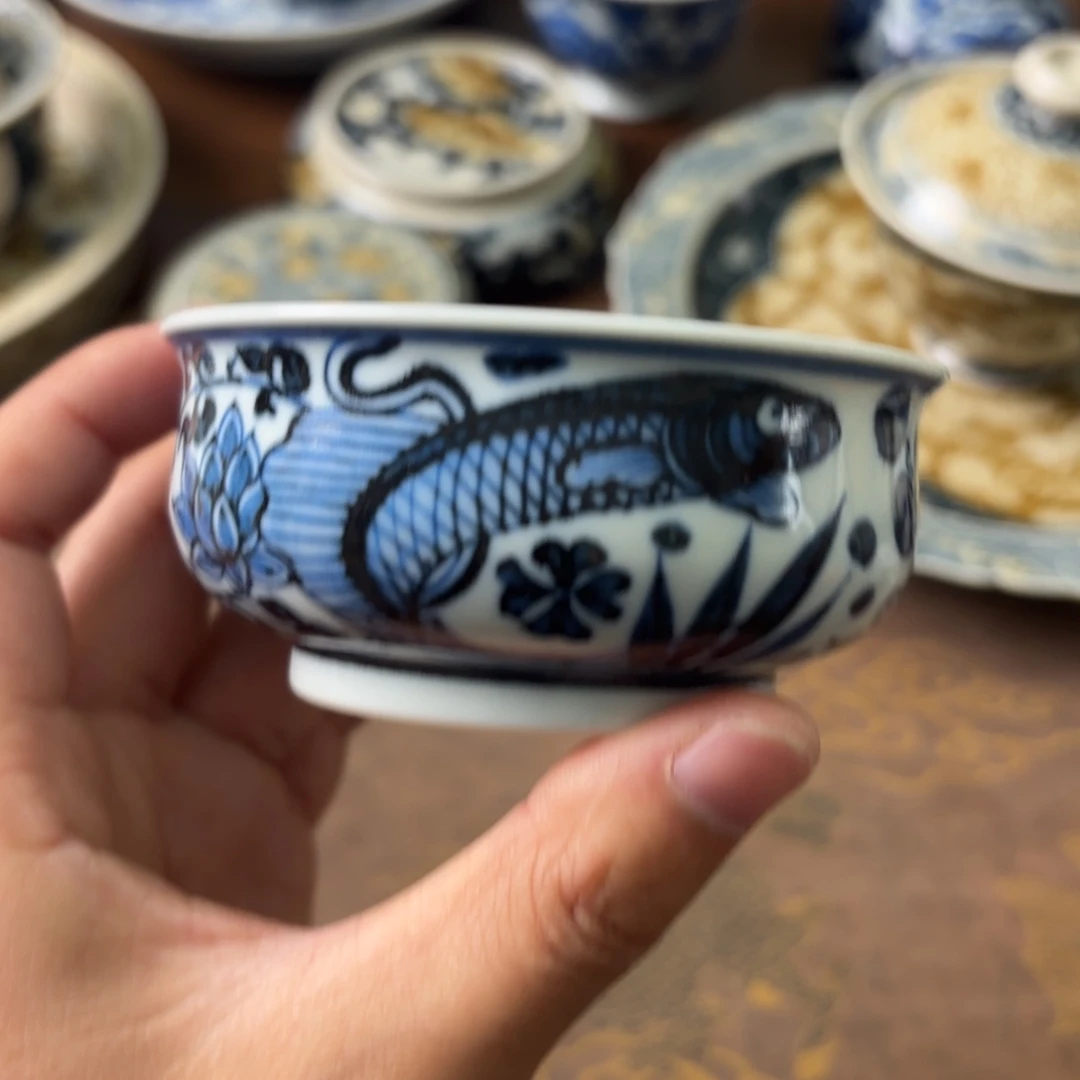 摆件陶瓷景德镇手绘茶器