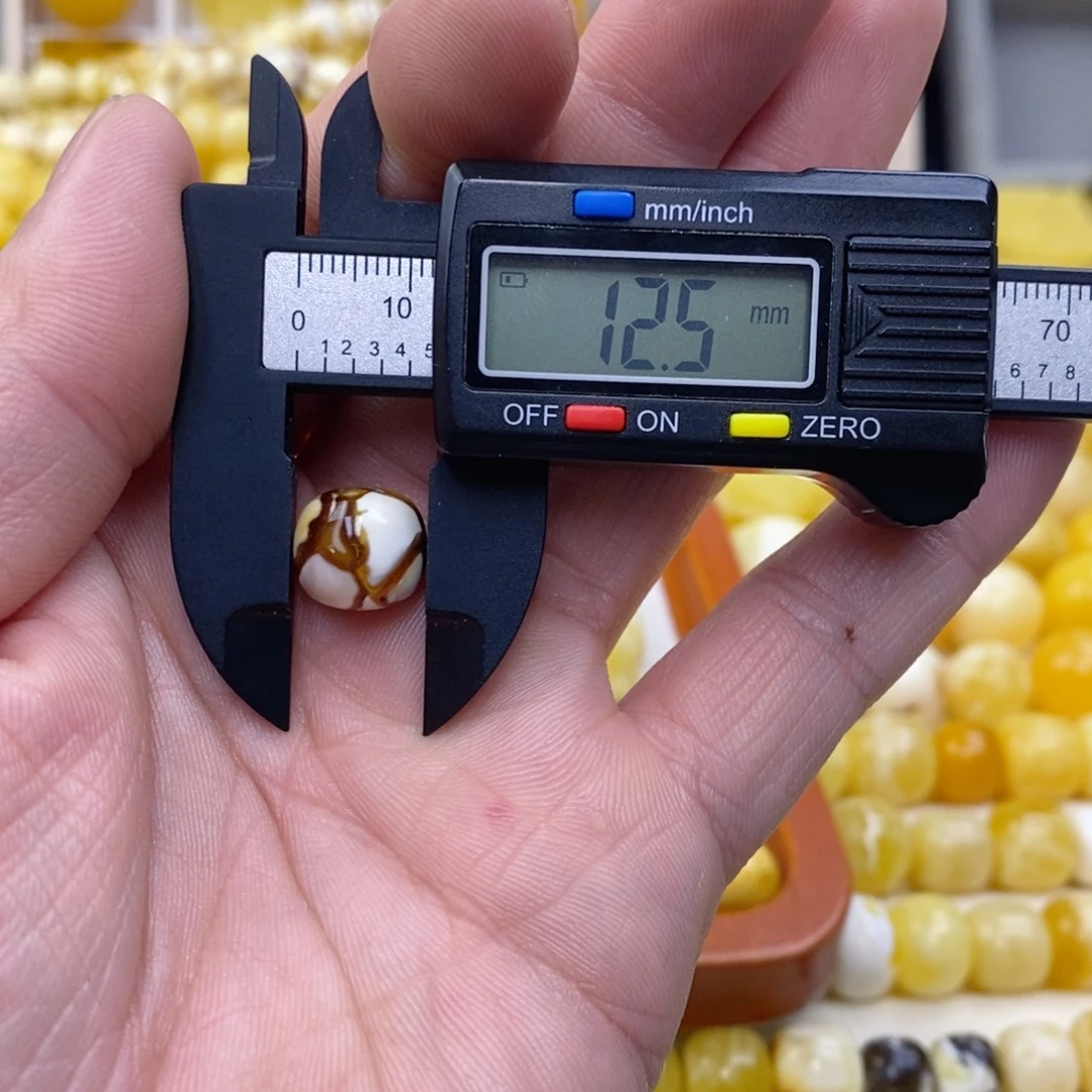 薄***光琥珀银S925镶嵌戒指